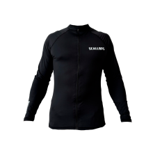 Рашгард SCALLOPS PROSKIN ZIP чёрный