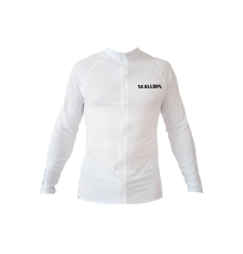 Рашгард SCALLOPS PROSKIN ZIP белый