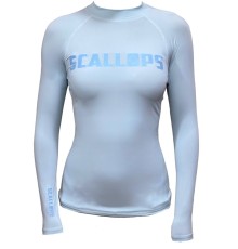 Рашгард женский SCALLOPS HYDROFIT W`S голубой