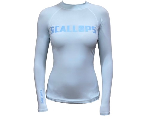 Рашгард женский SCALLOPS HYDROFIT W`S голубой