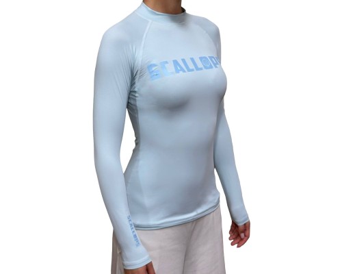 Рашгард женский SCALLOPS HYDROFIT W`S голубой
