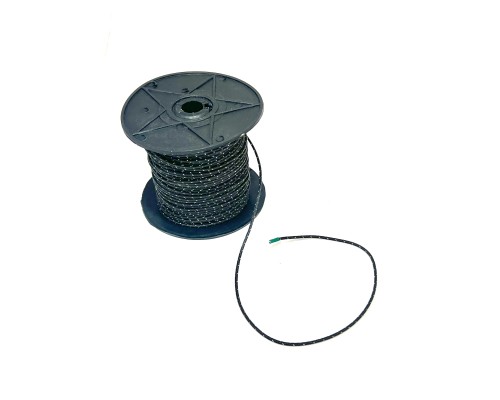 Линь Scallops Dyneema reflective rope, черный ø2 мм цена за 1 метр