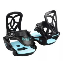 Крепления для сноуборда CHANRICH XS kids (black/aqua)