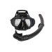 Набор для снорклинга SEAC SUB EXTREME SET BLACK, маска/трубка