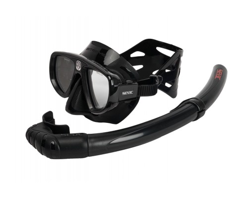 Набор для снорклинга SEAC SUB EXTREME SET BLACK, маска/трубка