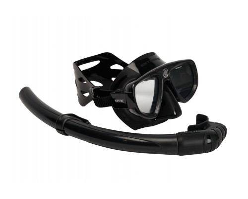 Набор для снорклинга SEAC SUB EXTREME SET BLACK, маска/трубка