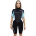 Гидрокостюм Marlin TROPIC SHORTY LADY Blue Lagoon/Black 3 mm