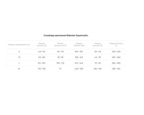 Крепления Nidecker LT Supermatic Dusk