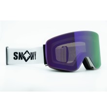 Маска SNOWY AURA-S WHITE линзы:grey fr PURPLE S3+доп. pink S1