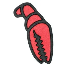 Наклейка на доску CRABGRAB MEGA CLAW Black & Red