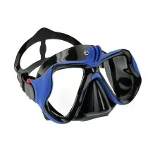 Маска Scallops Regular GP black/blue с креплением для видеокамеры