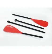 Весло алюминиевое 2 лопасти Scallops SUP-1 Double blade (red)