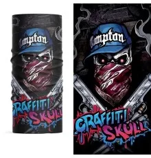 Шарф маска Snowy Warm (Skull graffiti) 